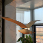 Coastal Drift Wooden Gull Ornament