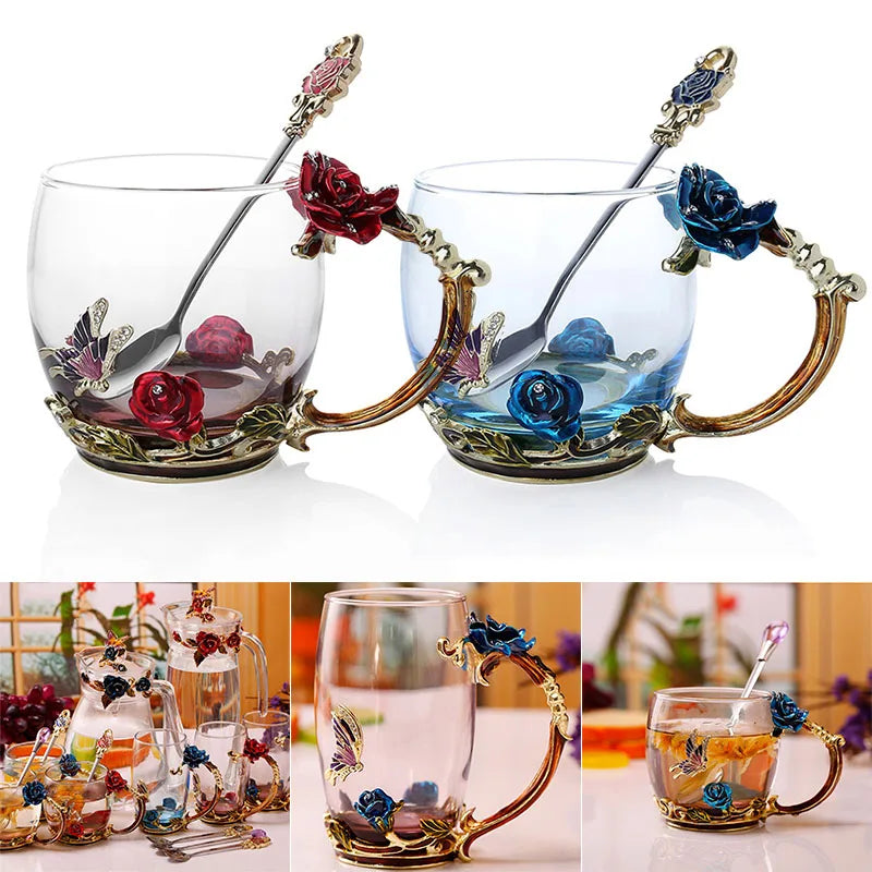 Mother’s Day Transparent Mug Set Delightful Gift for Her