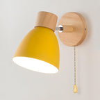 Scandinavian Style Wall Light with Pull Switch