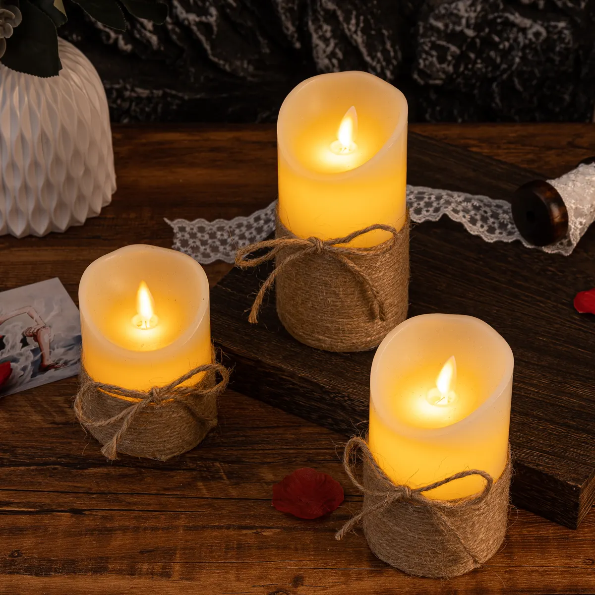 Flameless Block Candles - Image 15