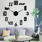 Contemporary Wall Clock Silent Analog Decor for Any Room