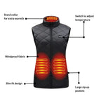 Women’s Heated Gilet Lightweight Electric Vest with Adjustable Heat Levels - Image 4