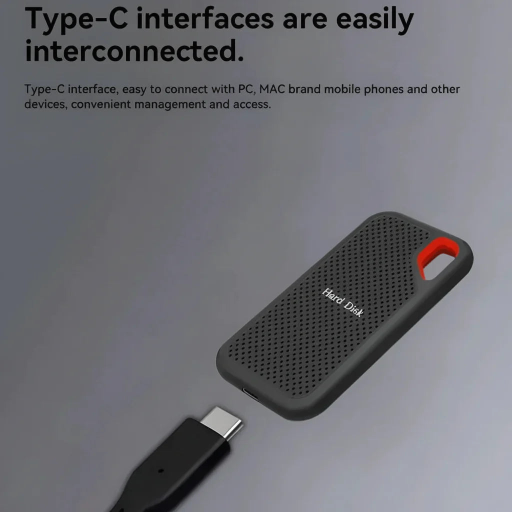 Portable SSD External Solid State Drive USB C Slim Backup Storage - Image 10