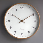 Minimalist Wall Clock Wooden Frame Scandinavian Silent Quartz Home Decor - Image 8