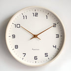 Minimalist Wall Clock Wooden Frame Scandinavian Silent Quartz Home Decor - Image 9