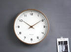 Minimalist Wall Clock Wooden Frame Scandinavian Silent Quartz Home Decor - Image 6