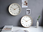 Minimalist Wall Clock Wooden Frame Scandinavian Silent Quartz Home Decor - Image 5