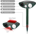 Eco‑Friendly Rabbit Deterrent with Ultrasonic & LED Lights