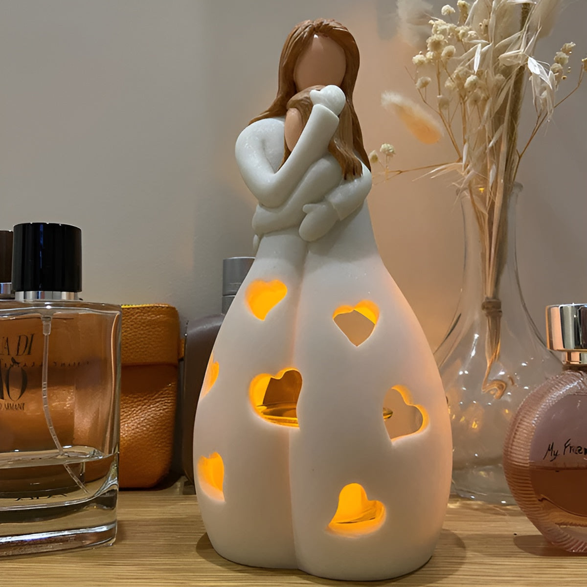 Mother’s Day Special Ornament Meaningful Embrace Glow Gift