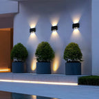 Outdoor Solar Wall Lights Automatic Dusk-to-Dawn Garden Illumination