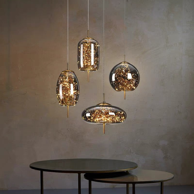 Decorative LED Pendant Light Adjustable Hanging Ceiling Light