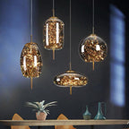 Decorative LED Pendant Light Adjustable Hanging Ceiling Light