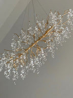 Branch Style Crystal Ceiling Light Decorative Indoor Lighting Fixture