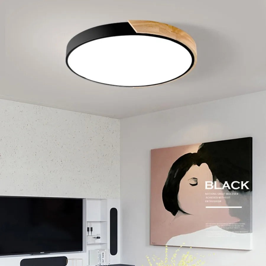 Minimalist Round LED Ceiling Light Modern Flush Mount Design