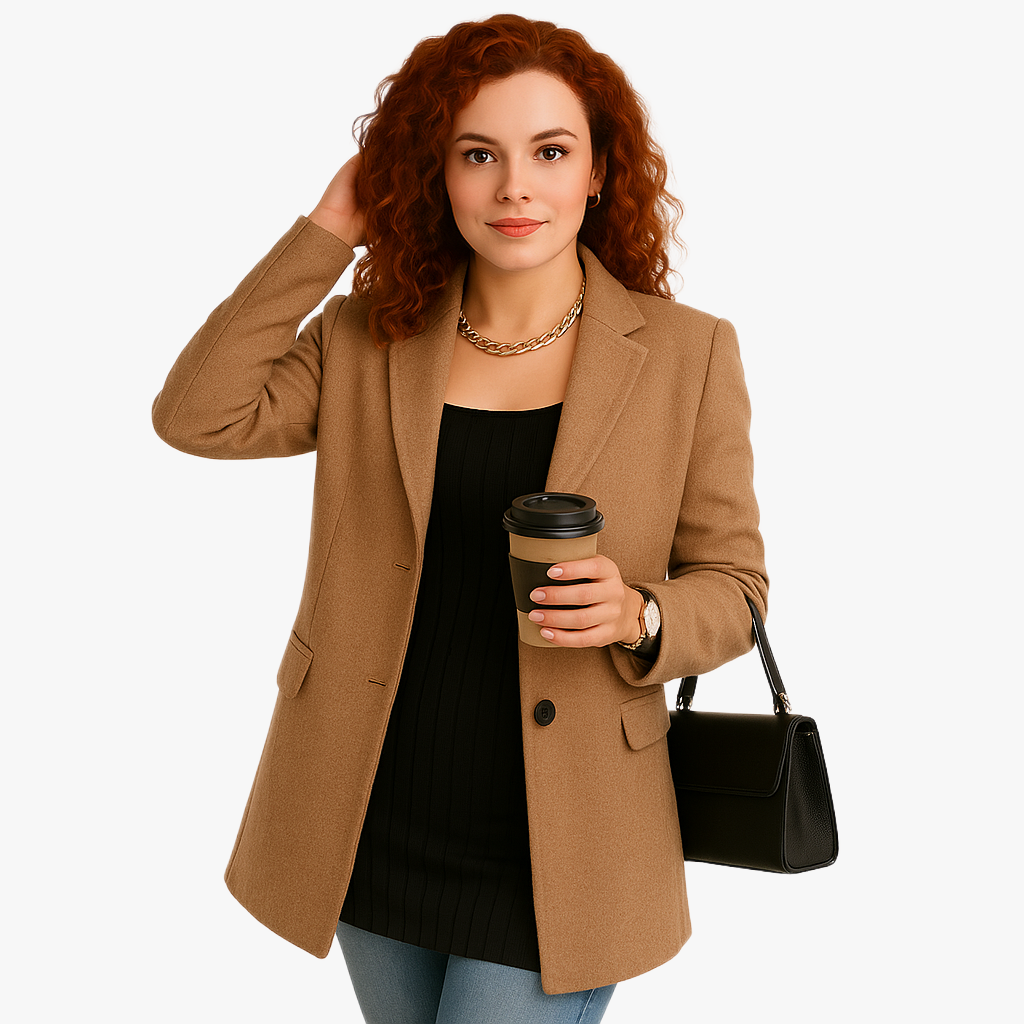 Elegant Women's Mid-Length Coat for All Occasions