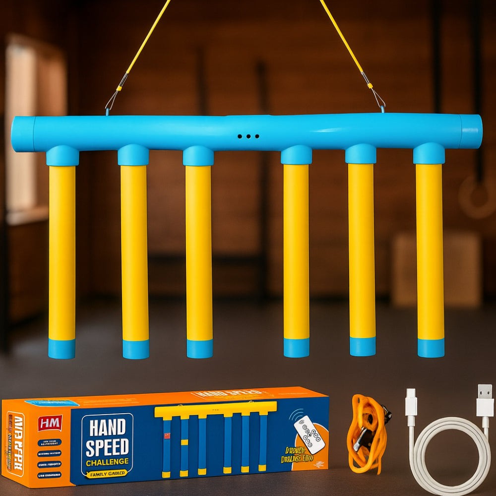 Reflex Drop Sticks Challenge Game 3 Adjustable Speeds