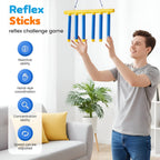 Reflex Drop Sticks Challenge Game 3 Adjustable Speeds - Image 6