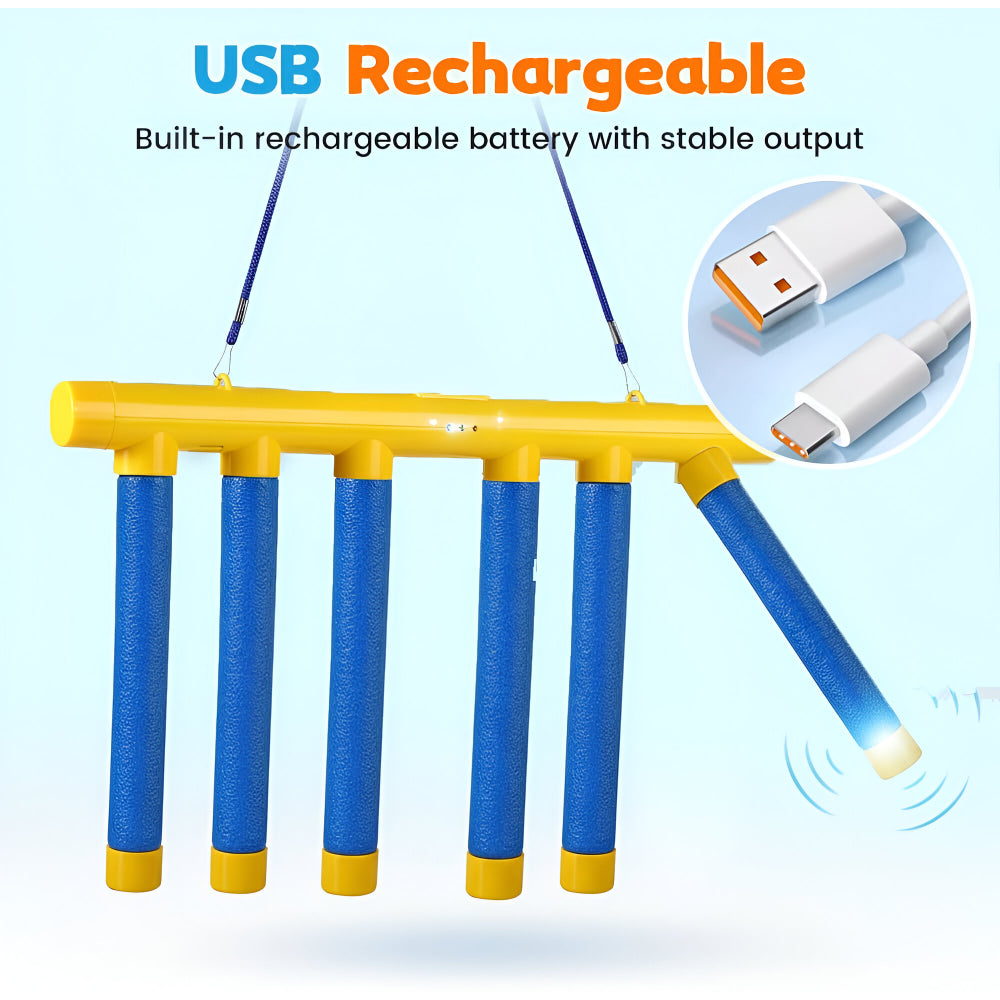Reflex Drop Sticks Challenge Game 3 Adjustable Speeds - Image 9