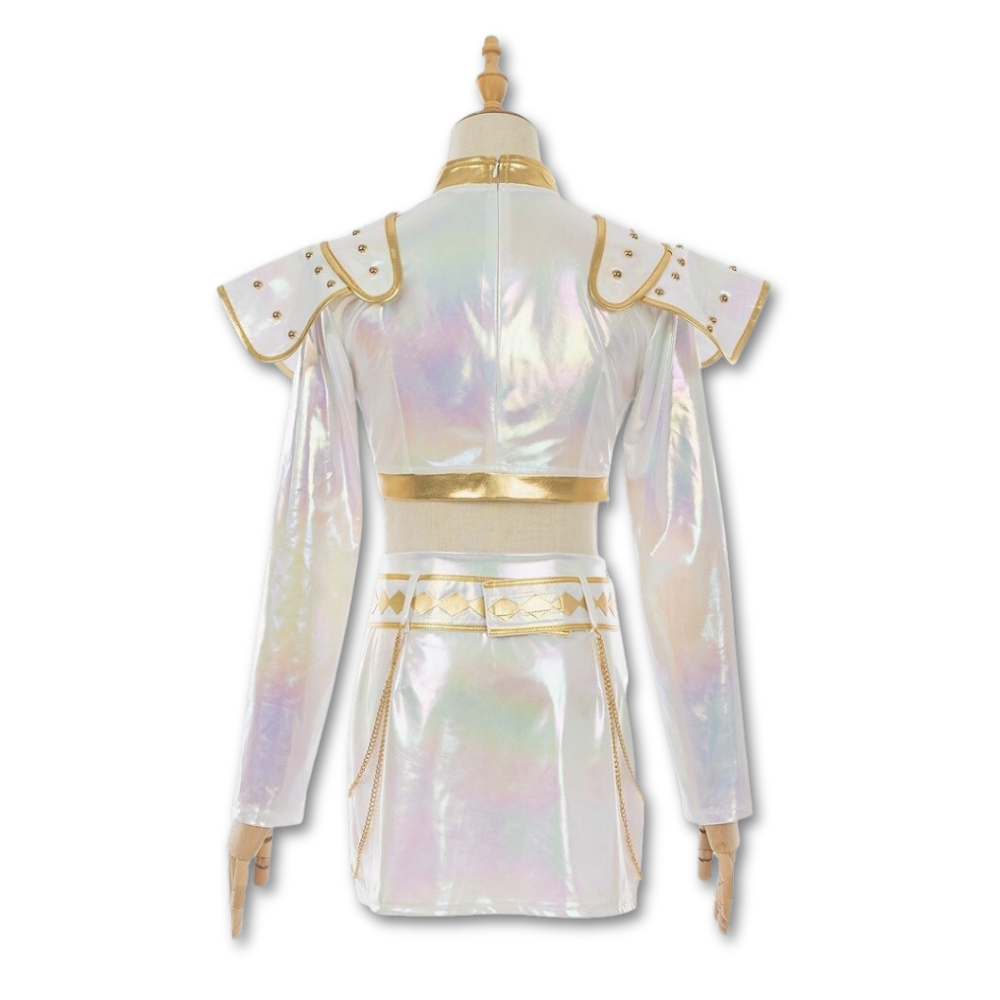 Kpop Costume Girls Holographic Outfit - Image 3