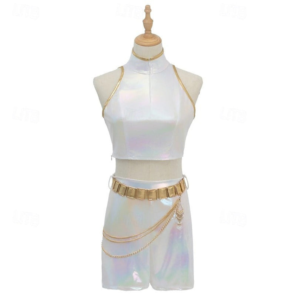 Kpop Costume Girls Holographic Outfit - Image 8
