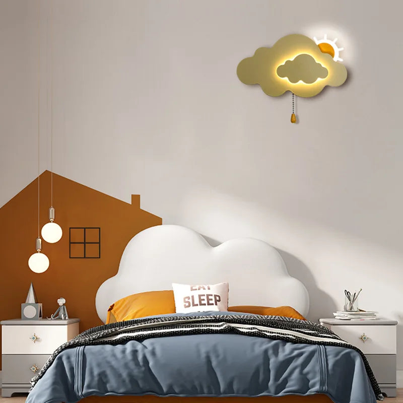 Playful Bedroom Wall Lamp for Children