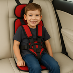 Child Car Seat Compact Adjustable Travel Booster Seat