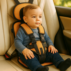 Child Car Seat Compact Adjustable Travel Booster Seat