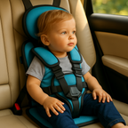 Child Car Seat Compact Adjustable Travel Booster Seat