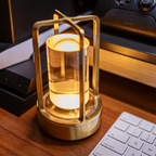 Vintage Style Table Lamp Touch Control Rechargeable LED