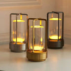 Vintage Style Table Lamp Touch Control Rechargeable LED