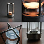 Vintage Style Table Lamp Touch Control Rechargeable LED
