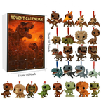 24 Piece Dinosaur Advent Calendar Toy Figures - Image 5