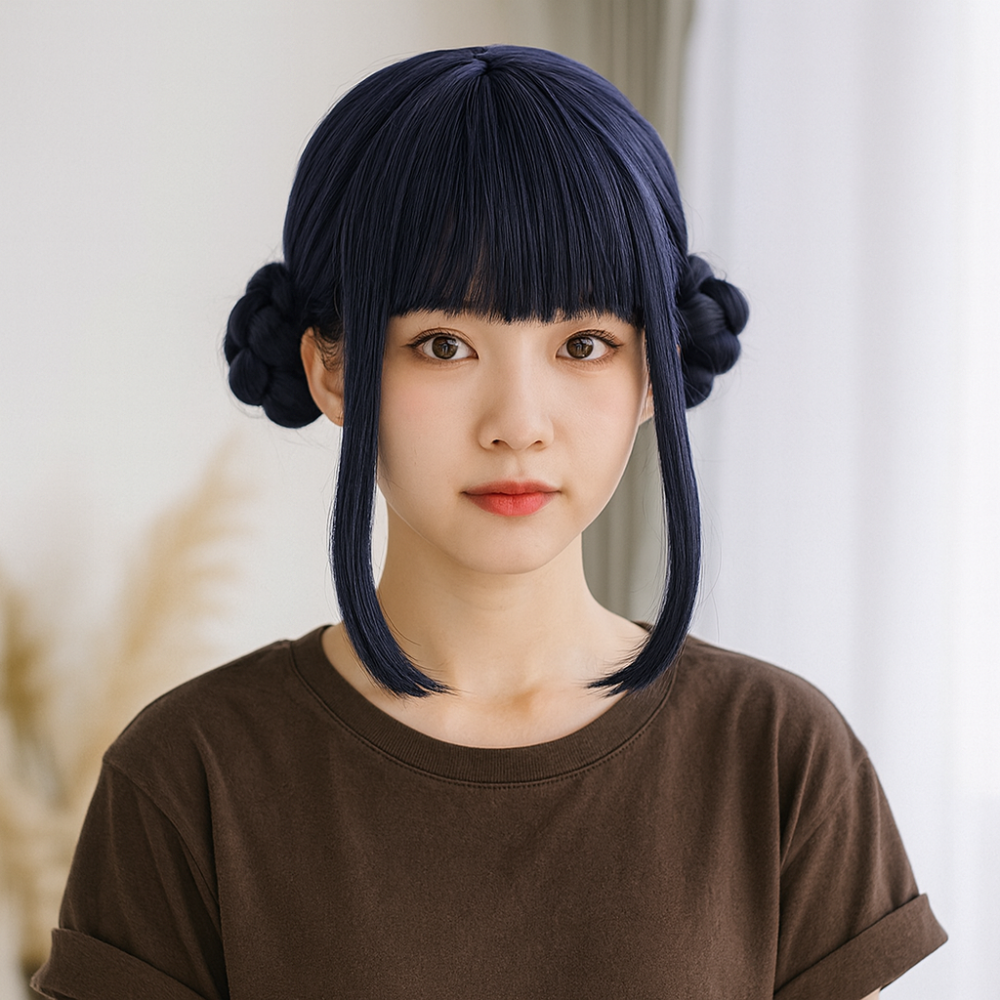 Kpop Hunter Costume Kids Wig Set - Image 8