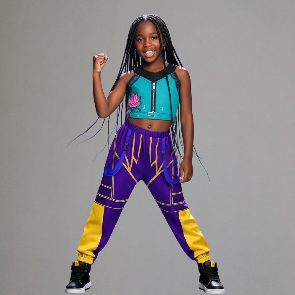 Kpop Hunter Outfit Kids Costume - Image 2