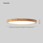 Japanese‑Inspired Ceiling Light Slim Round LED Design