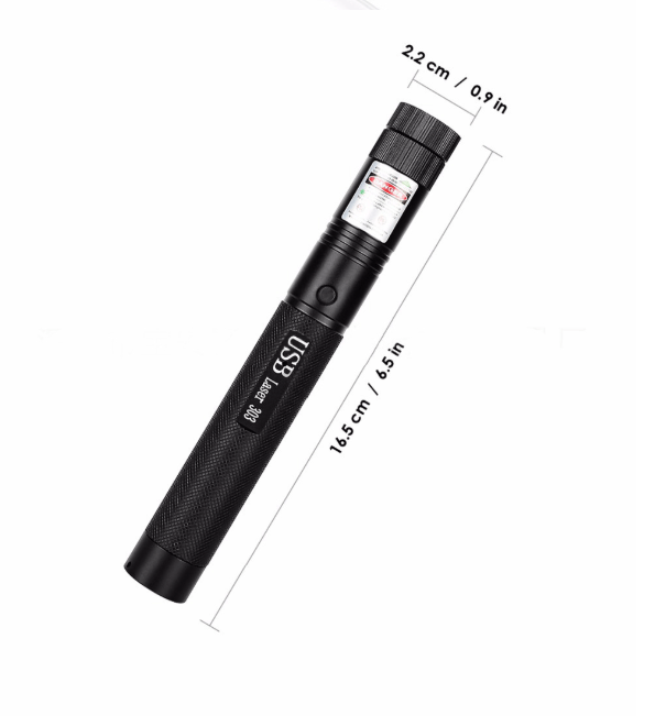 Metal Laser Pointer USB Rechargeable - Image 9