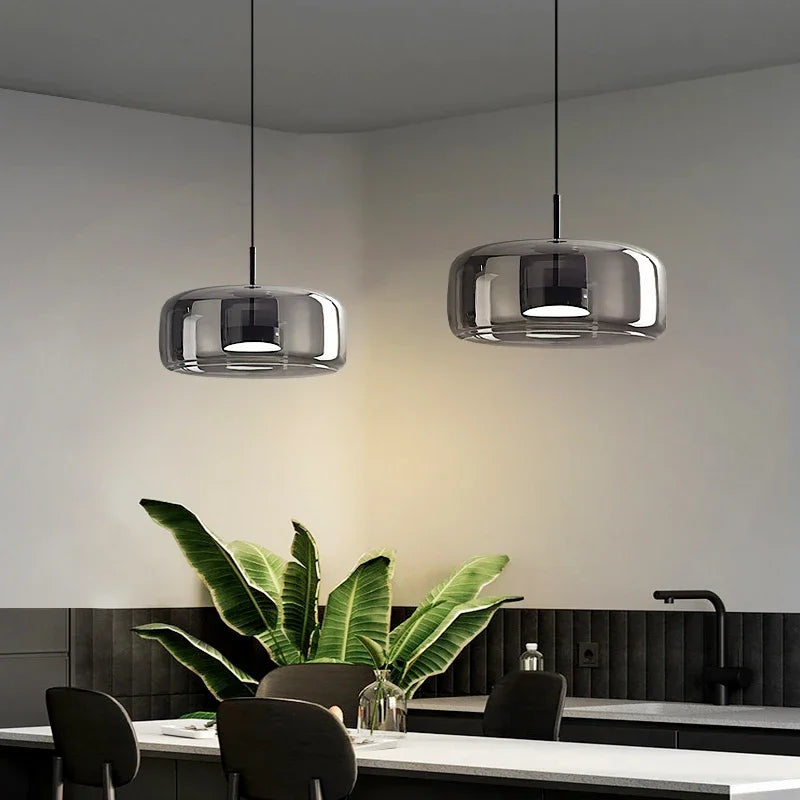 LichtKugel: Moderne Glas Pendelleuchte - Image 3