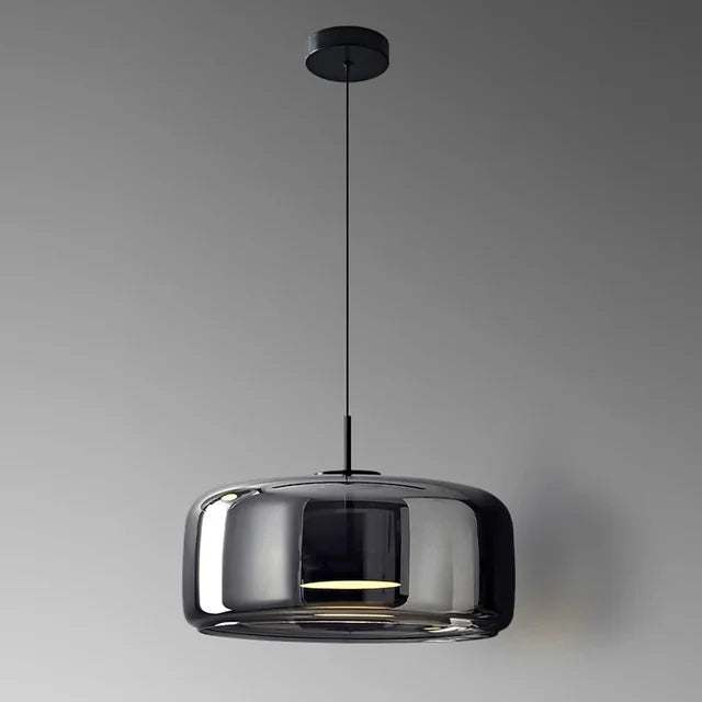LichtKugel: Moderne Glas Pendelleuchte