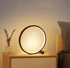 LichtRing: LED Tischlampe – Minimalistisch, Dimmbar & Mit Touch Steuerung für Büro & Wohnzimmer - Image 2