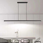 Linearéa: Moderne LED Pendelleuchte – Lineare Metall Lampe in Schwarz & Braun für Esszimmer & Wohnzimmer - Image 10