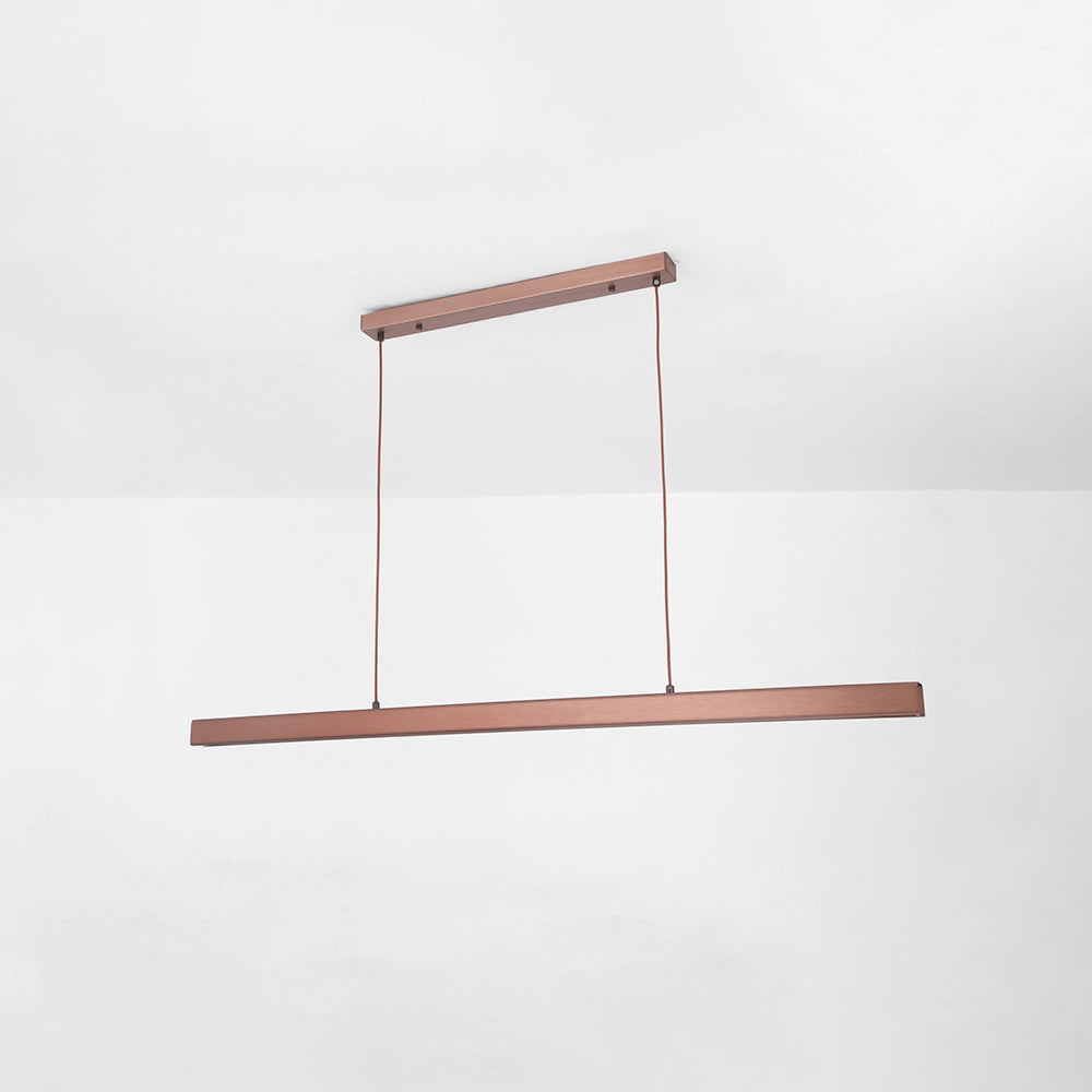 Linearéa: Moderne LED Pendelleuchte – Lineare Metall Lampe in Schwarz & Braun für Esszimmer & Wohnzimmer - Image 15