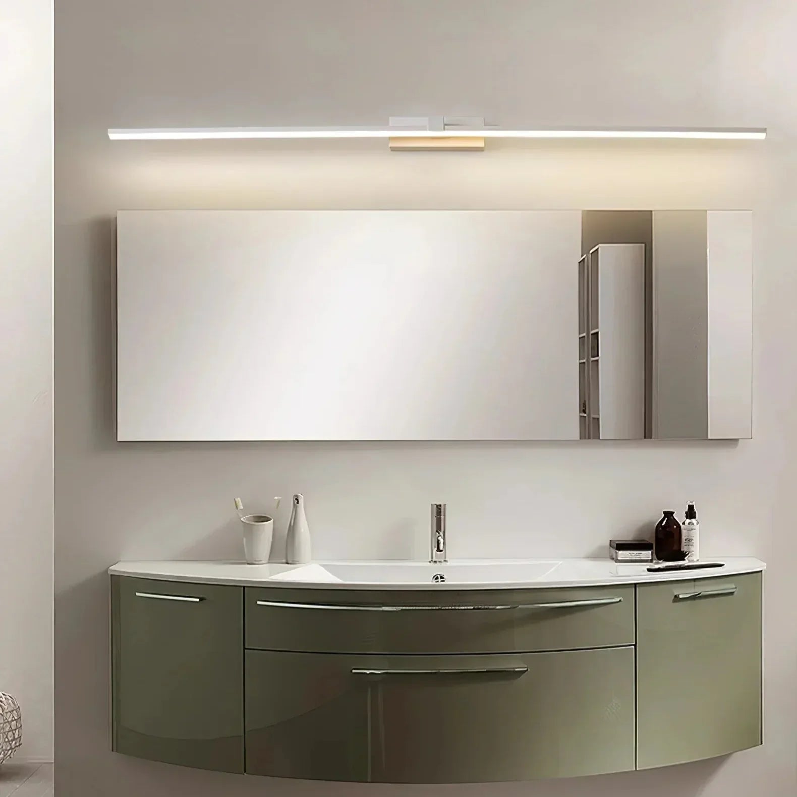LinoLux: Lineare LED Spiegelleuchte – Moderne Wandleuchte für Bad & Waschtisch - Image 17
