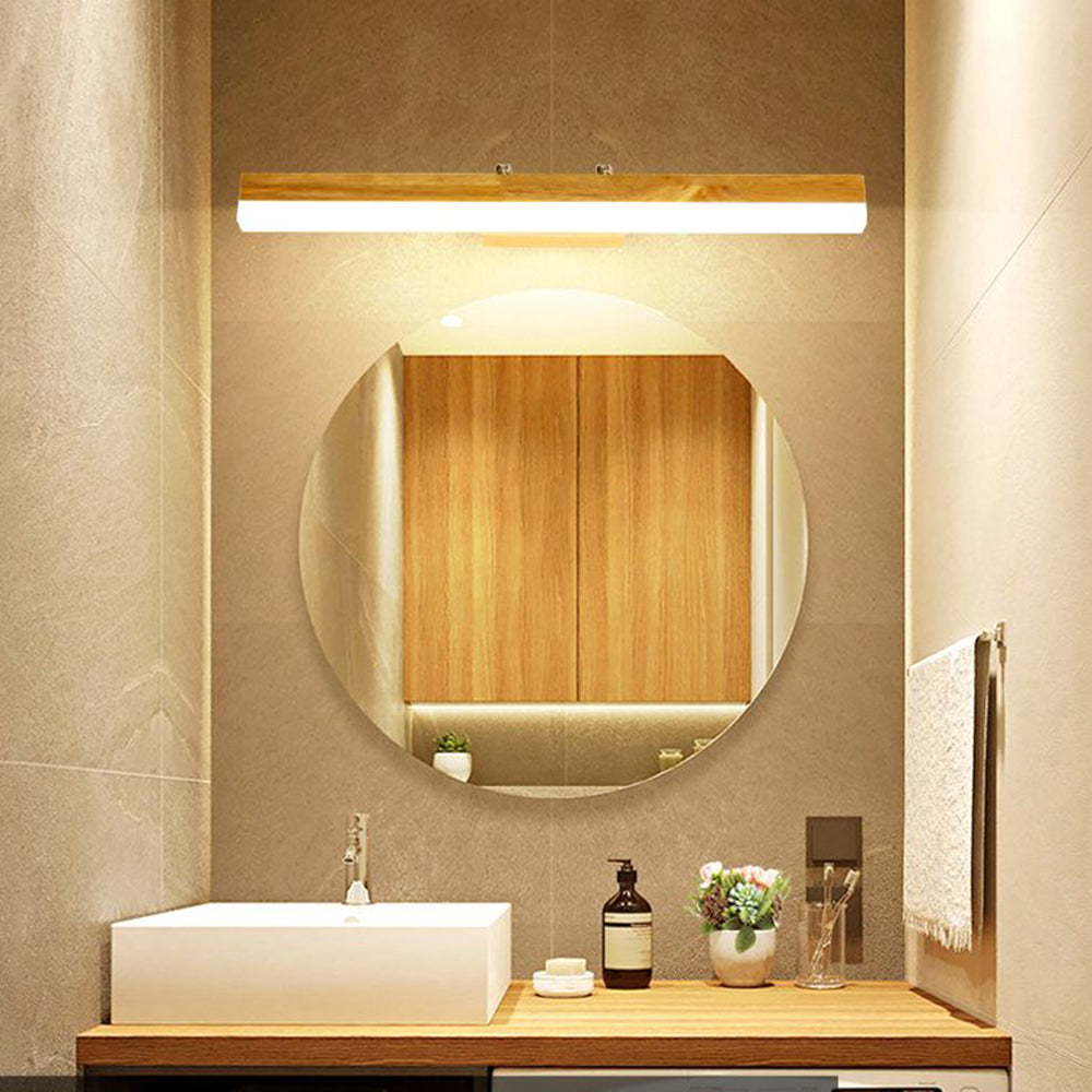 LioraBeam: Klassische Wandleuchte Holz & Metall – LED Lampe für Badezimmer & Wohnzimmer - Image 2