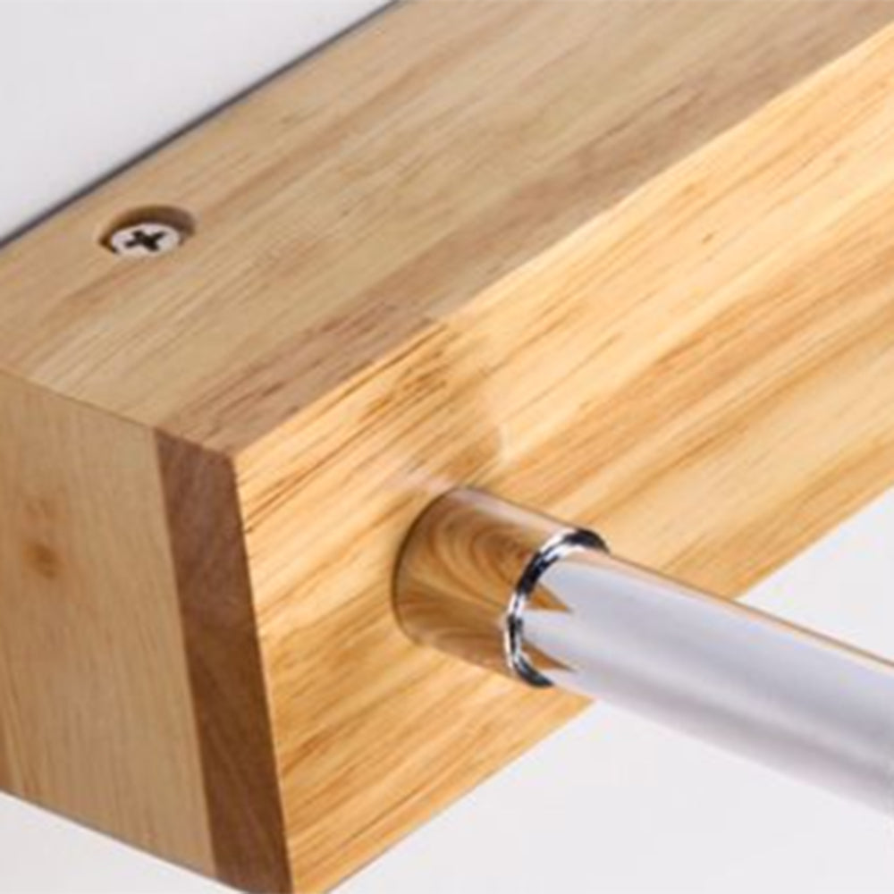LioraBeam: Klassische Wandleuchte Holz & Metall – LED Lampe für Badezimmer & Wohnzimmer - Image 8