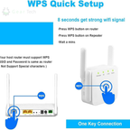 High‑Speed WiFi Signal Amplifier Reliable Whole‑Home Coverage
