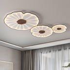 Flush Mount Ceiling Light Leaf Shaped LED Wood Fixture - Image 13