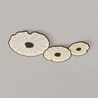Flush Mount Ceiling Light Leaf Shaped LED Wood Fixture - Image 18