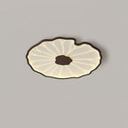 Flush Mount Ceiling Light Leaf Shaped LED Wood Fixture - Image 20