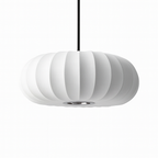 LumaSilk: Pendelleuchte Seidenstoff – Designlampe LED für Wohnzimmer - Image 10