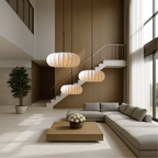 LumaSilk: Pendelleuchte Seidenstoff – Designlampe LED für Wohnzimmer - Image 7